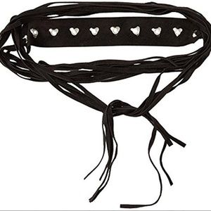 Betsey Johnson "Lovestruck" Faux Suede Chocker